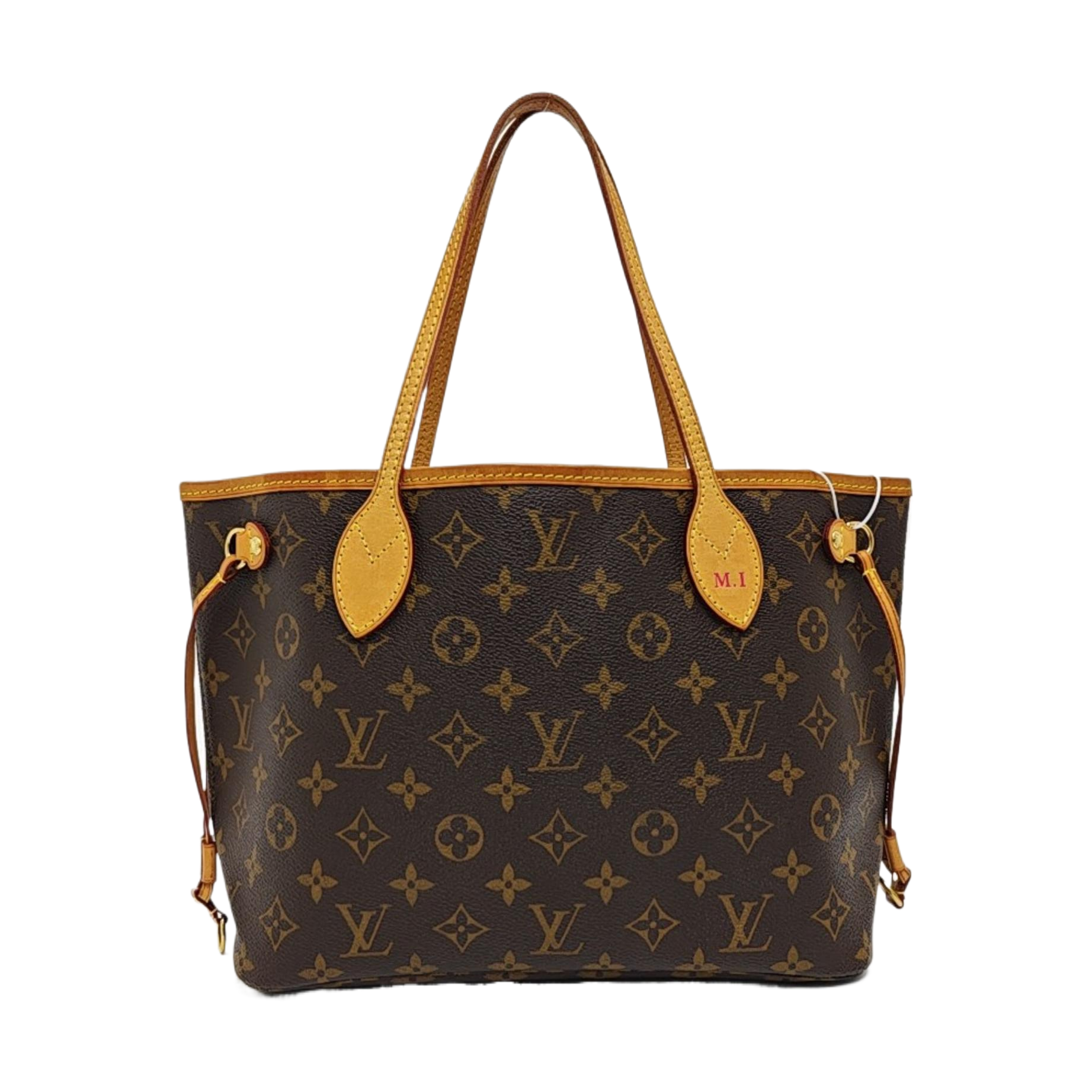 NEVERFULL PM Monogram Coated Canvas Brown