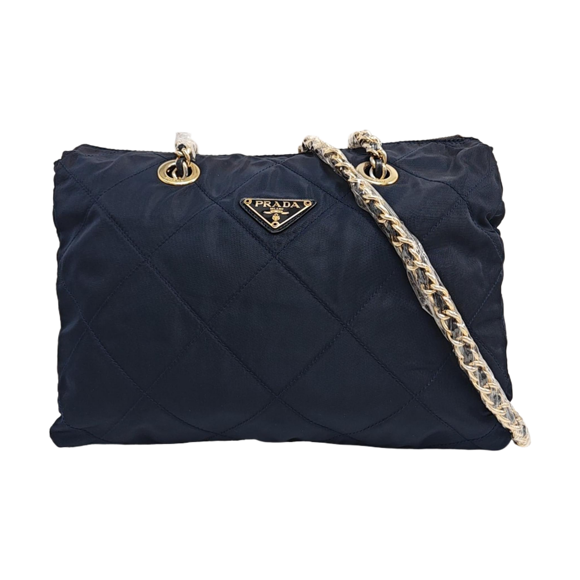 Re-Edition 1995 Chaîne Quilted Nylon Blue