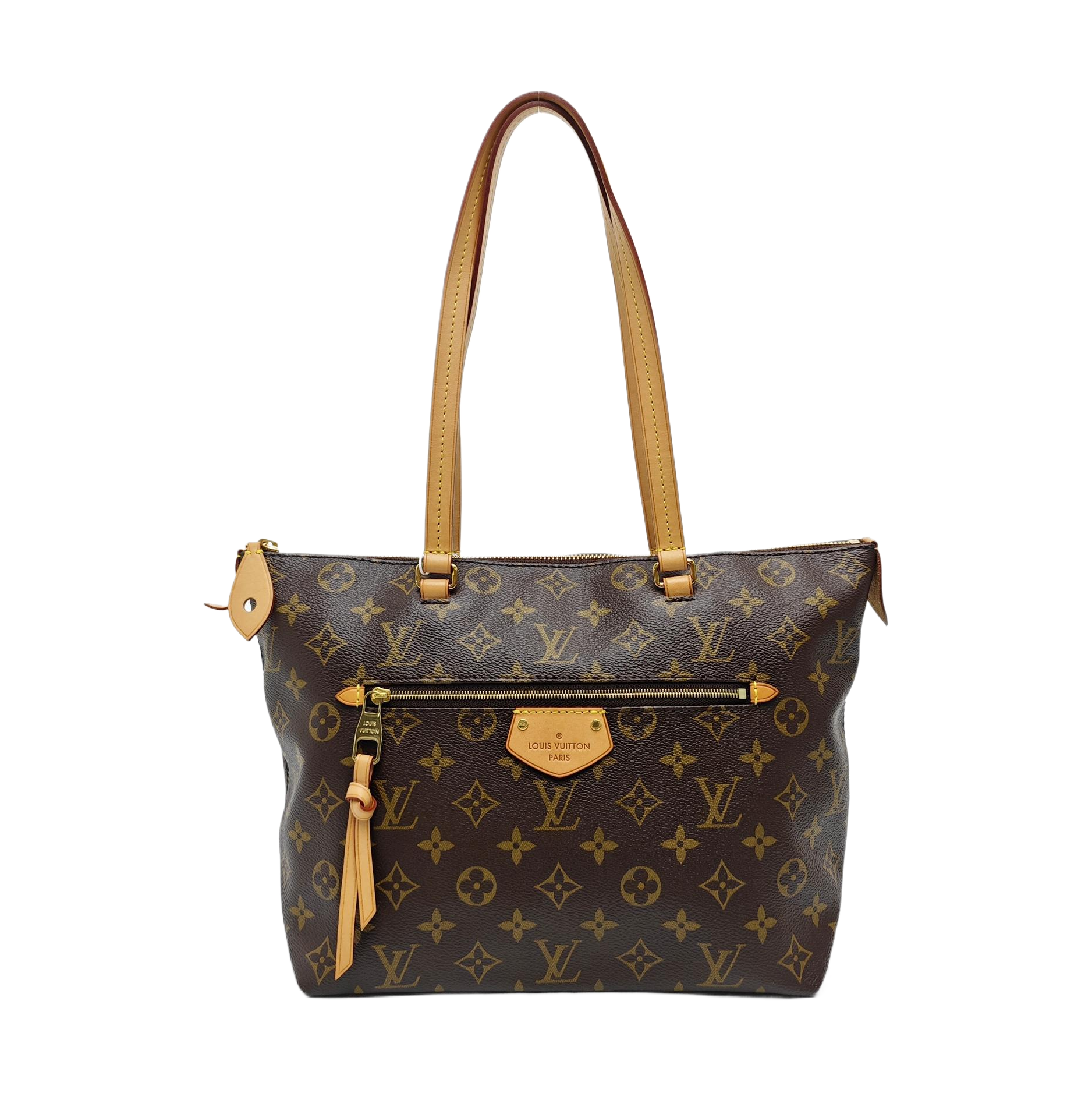 IENA PM Monogram Coated Canvas Brown