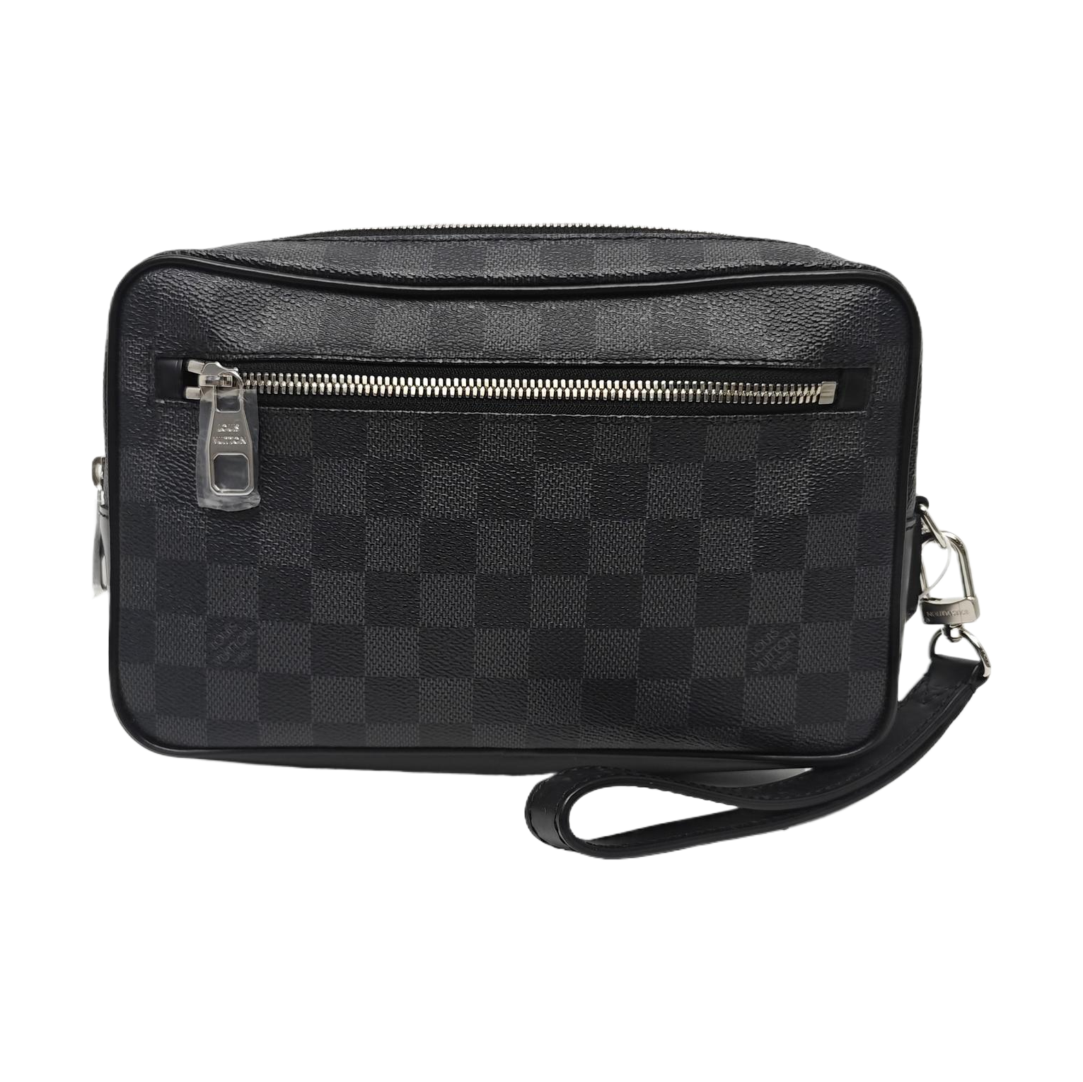 ALPHA Damier Graphite Coated Canvas Gray