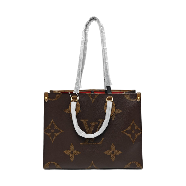 ONTHEGO MM Monogram Coated Canvas Brown