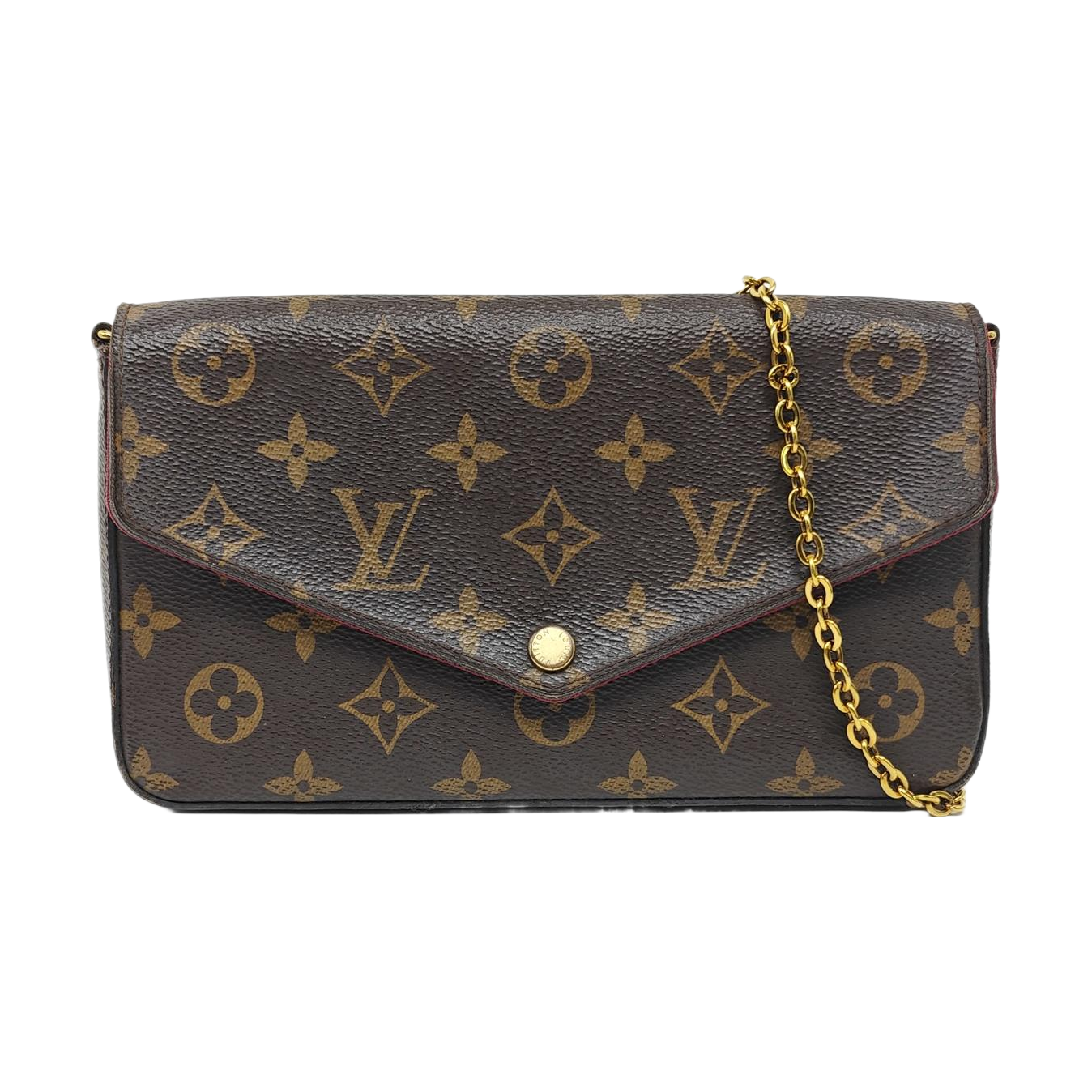 FÉLICIE Monogram Coated Canvas Brown