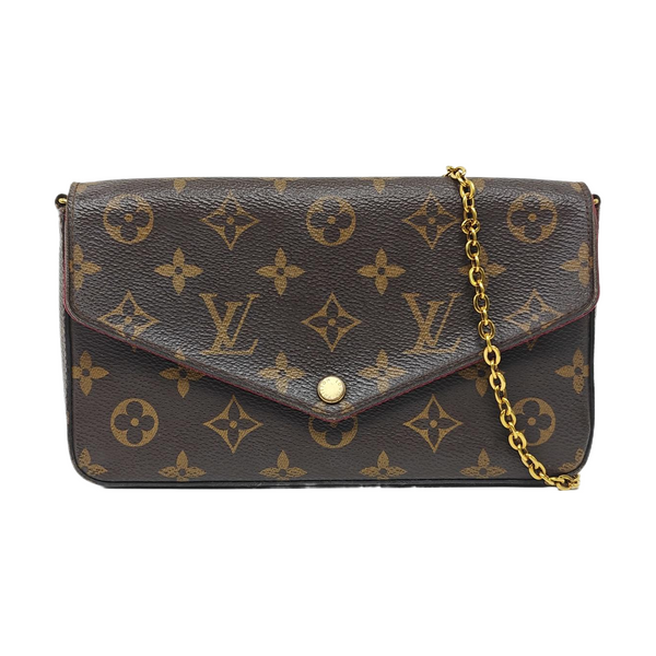 FÉLICIE Monogram Coated Canvas Brown