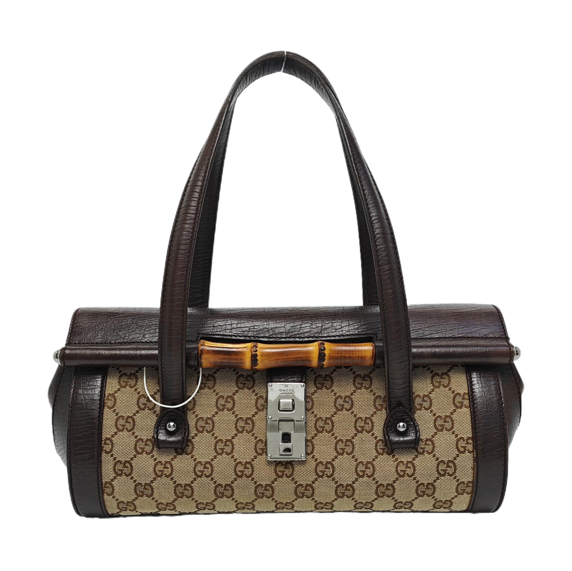 Monogram Canvas Top Handle Bag Beige