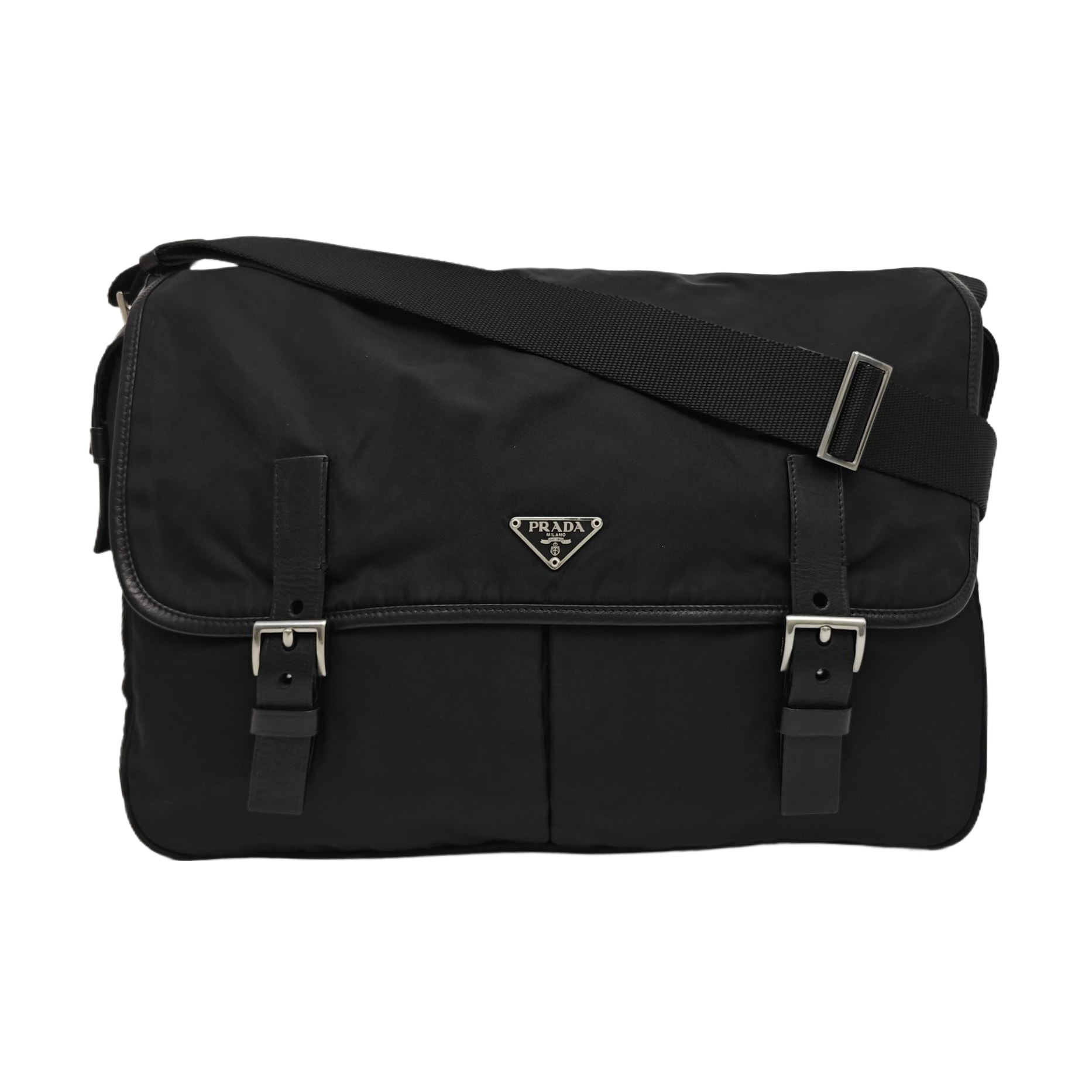 Vela Messenger Bag Nylon Black
