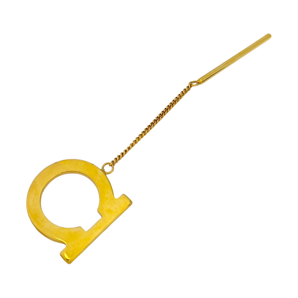 Metal Bag Charm Gold