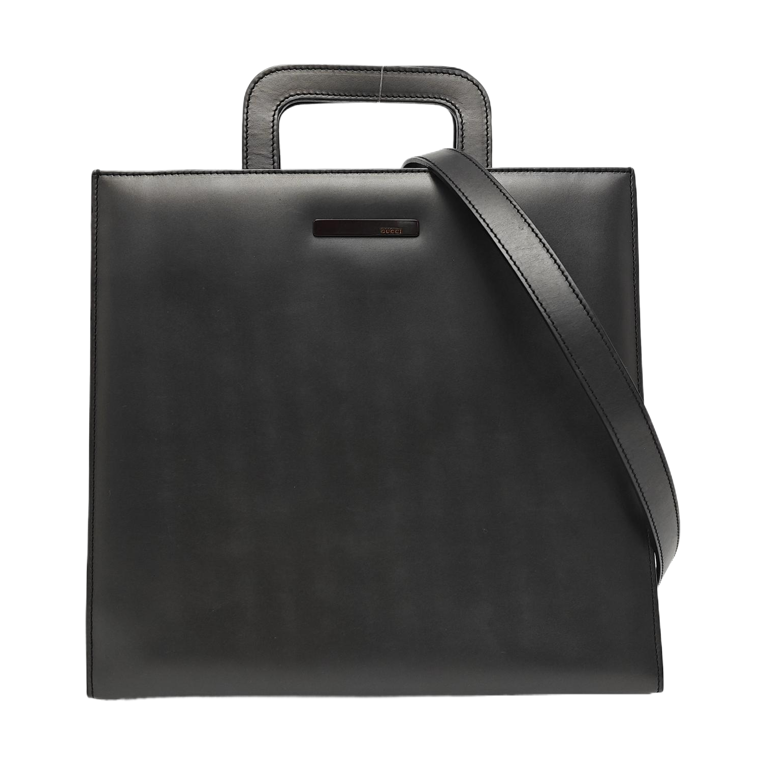 Calfskin Tote Bag Gray