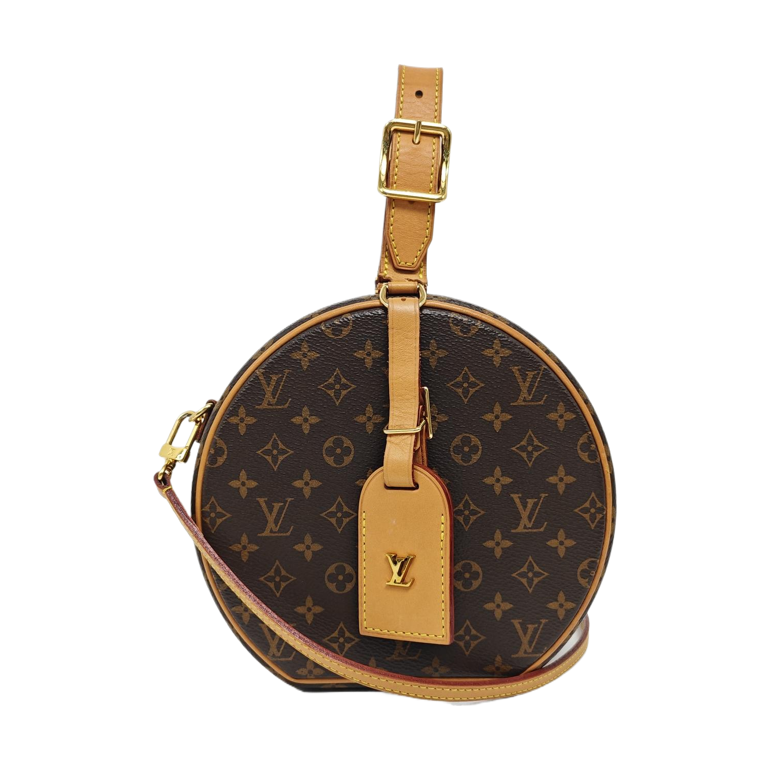 BOITE CHAPEAU PM Monogram Coated Canvas Brown