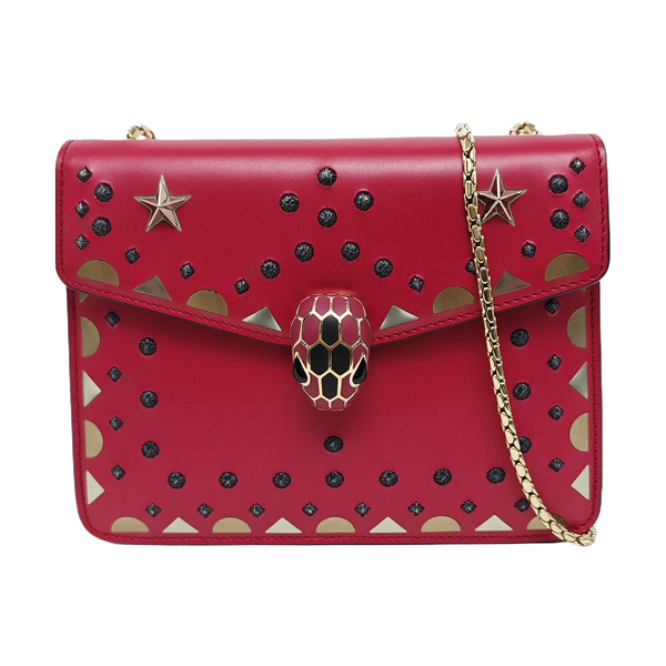 SERPENTI FOREVER Calfskin Red