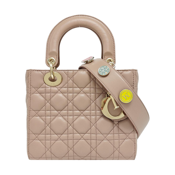 Lady Dior Small Cannage Lambskin Pink