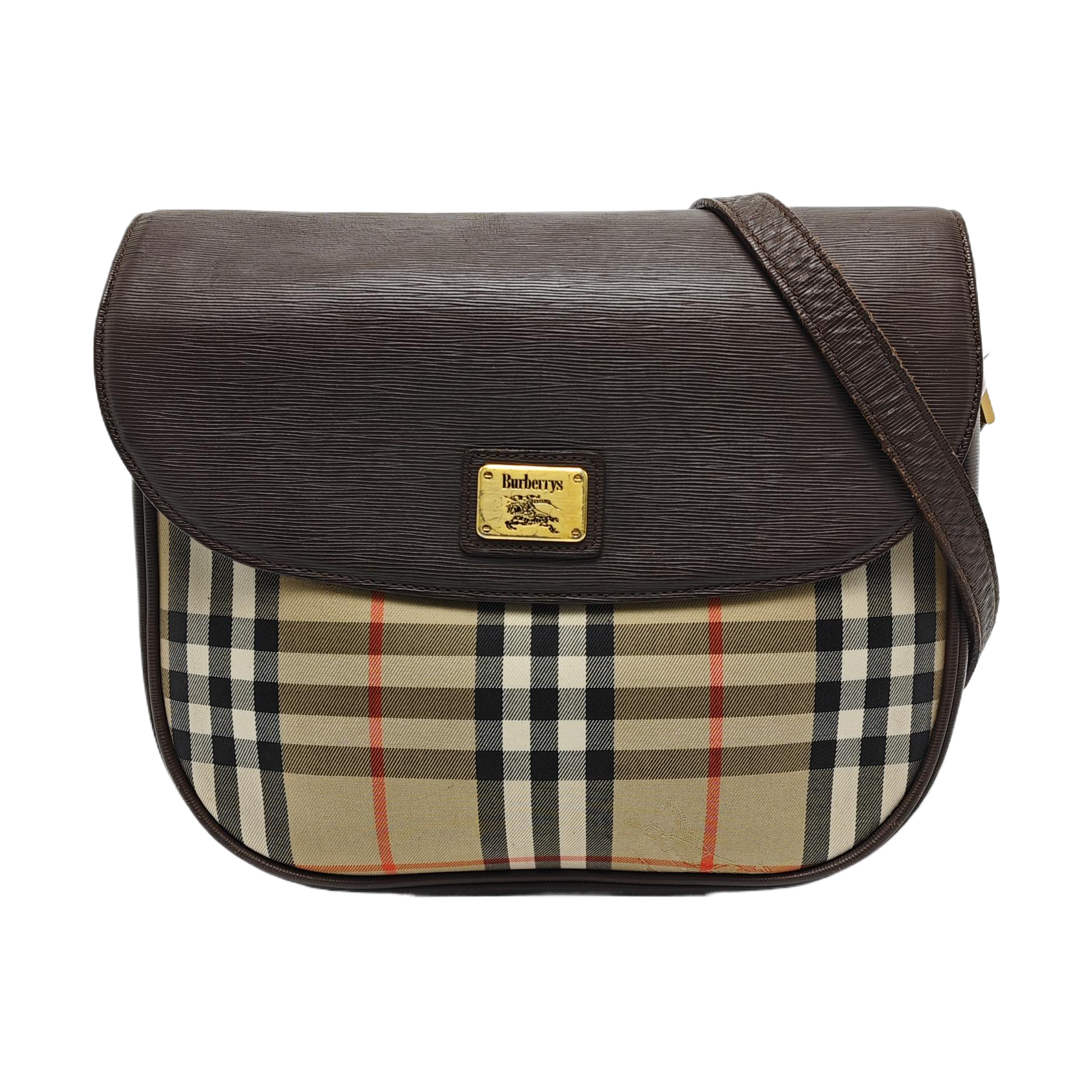 Canvas Crossbody Bag Brown