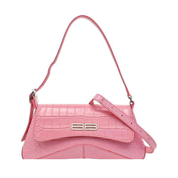 Calfskin Shoulder Bag Pink