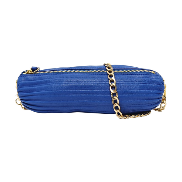 Bracelet Pouch Mini Lambskin Blue