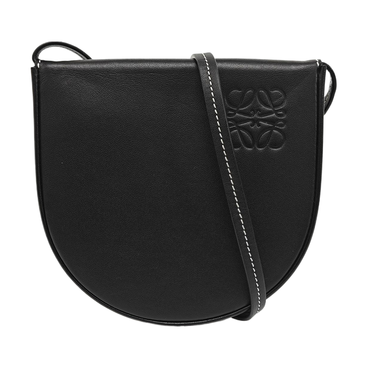 Heel Small Calfskin Black