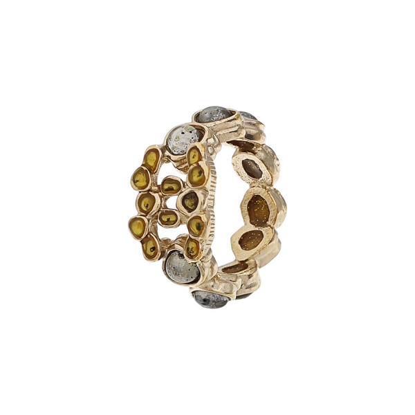 Metal Gold Ring EU 52