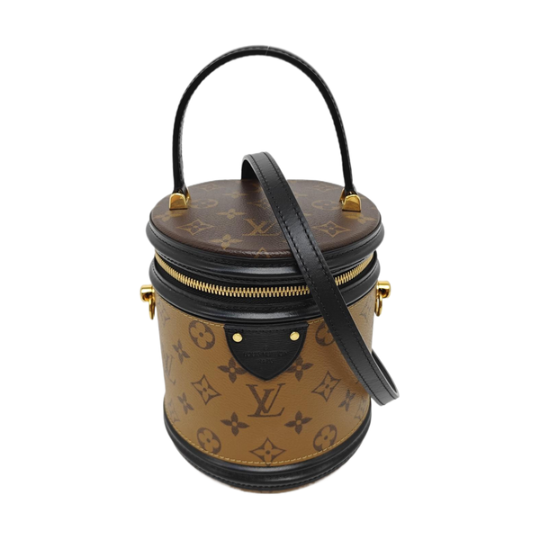 CANNES PM Monogram Coated Canvas Brown
