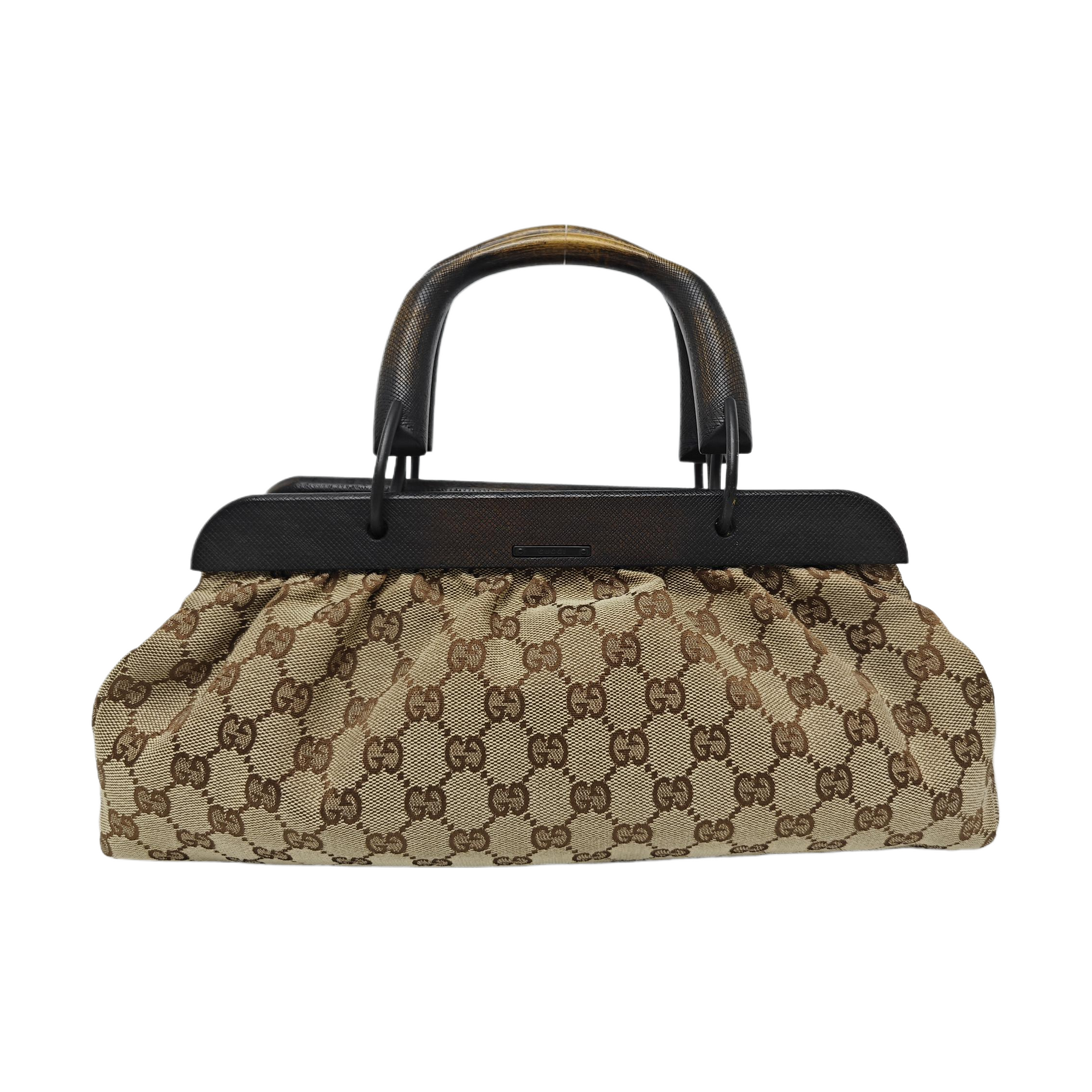 Monogram Canvas Tote Bag Beige