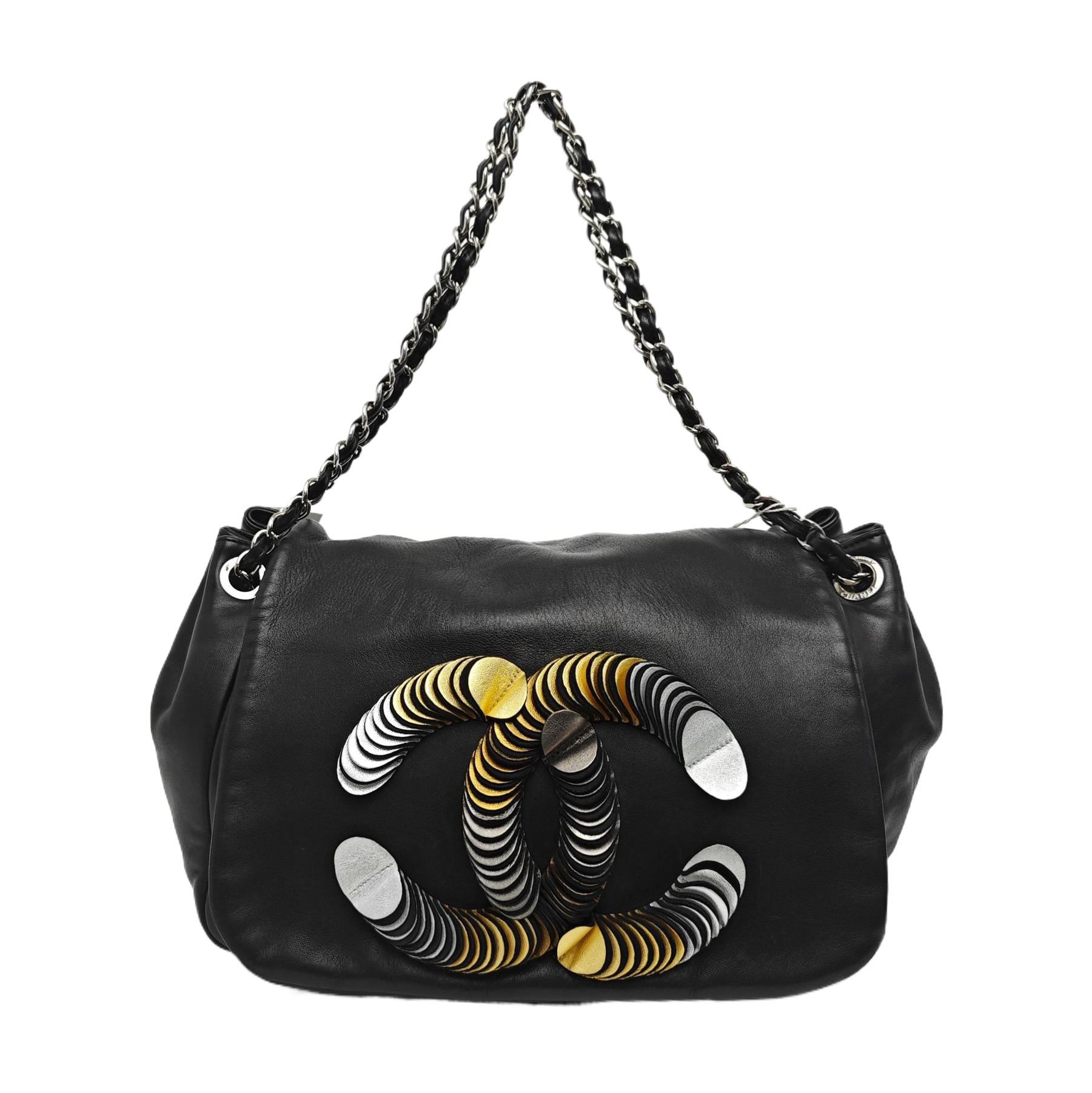LUXURY LINE Large Lambskin Black