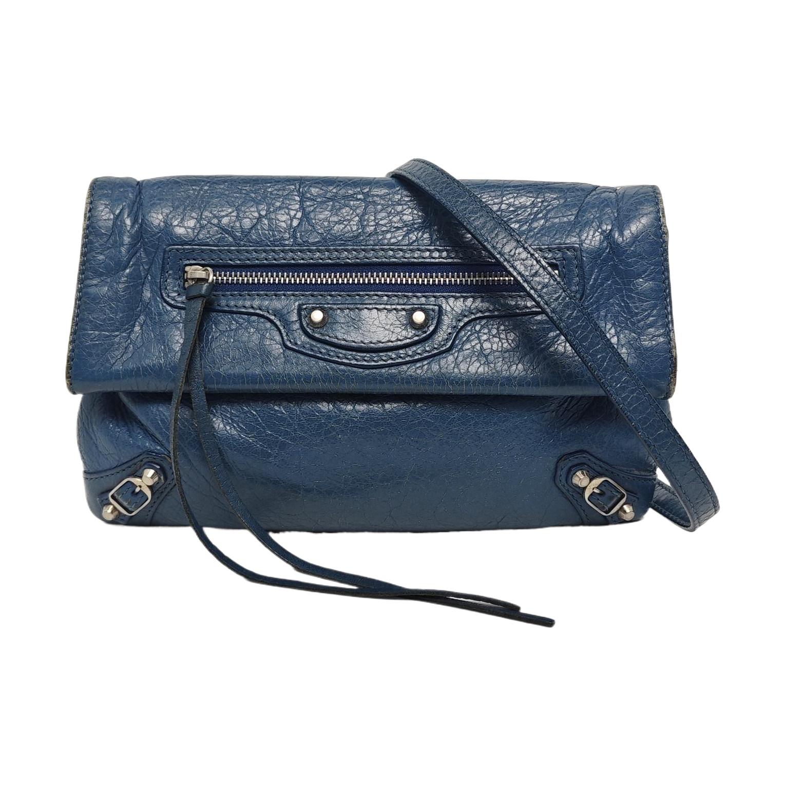 Authenticated pre-owned  Classic City Lambskin Blue - Crossbody Bag at Looply