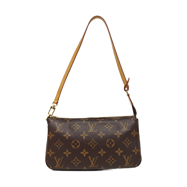 ACCESSOIRES GM Monogram Coated Canvas Brown