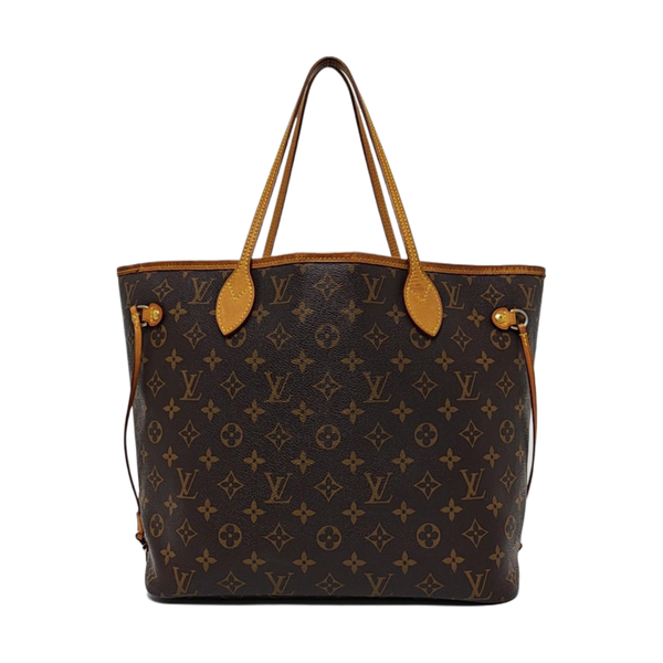 NEVERFULL Monogram Coated Canvas Brown