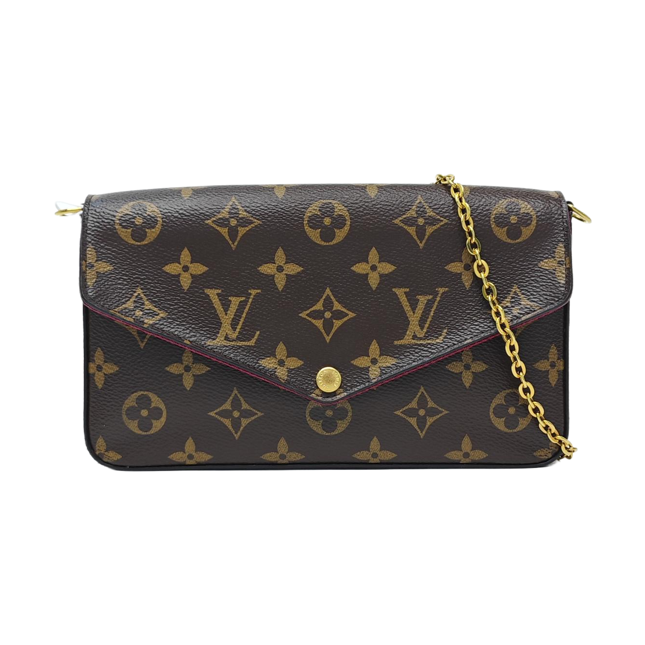 FÉLICIE Monogram Coated Canvas Brown