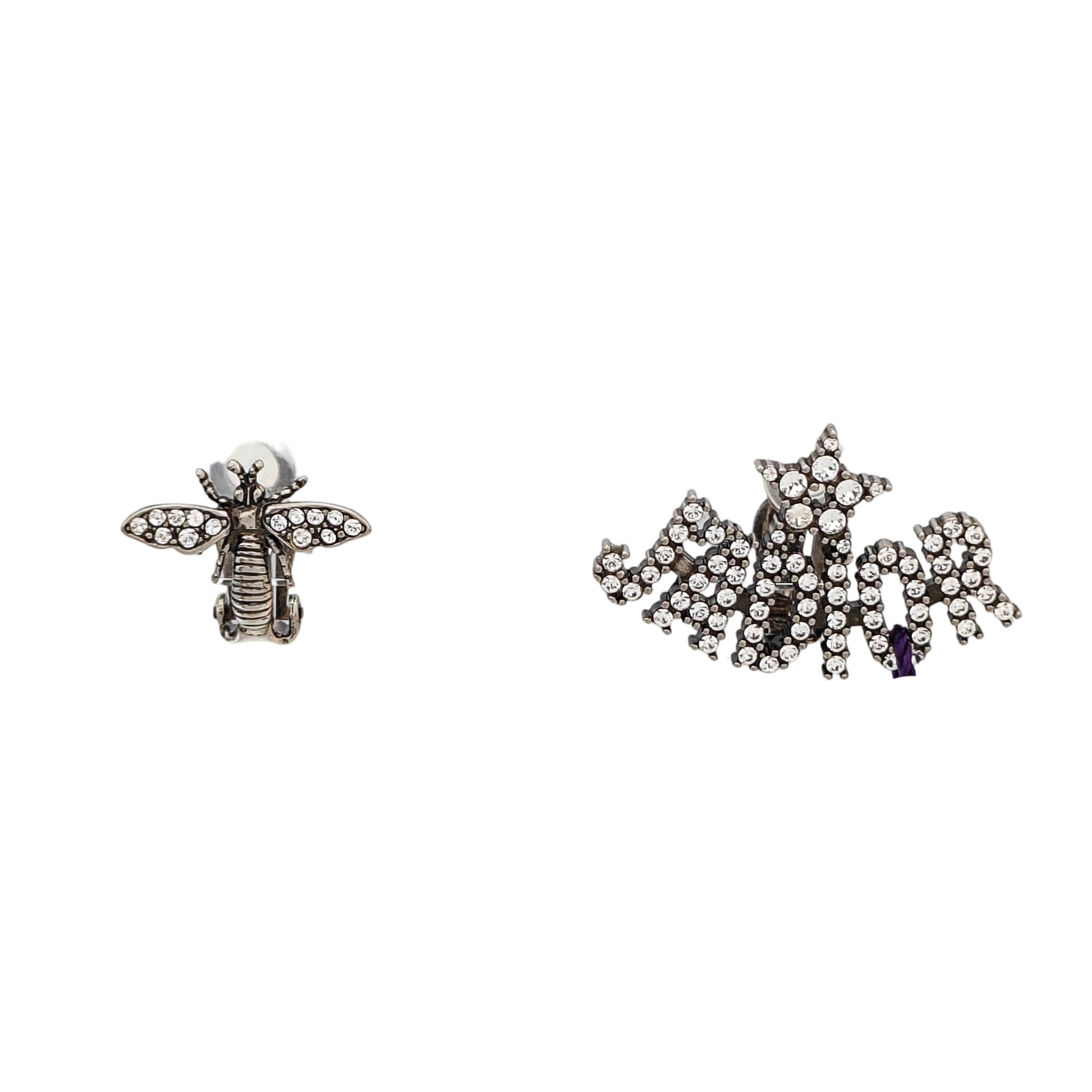 J'adior Metal Silver Clip On Earrings