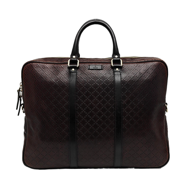 Calfskin Top Handle Bag Brown