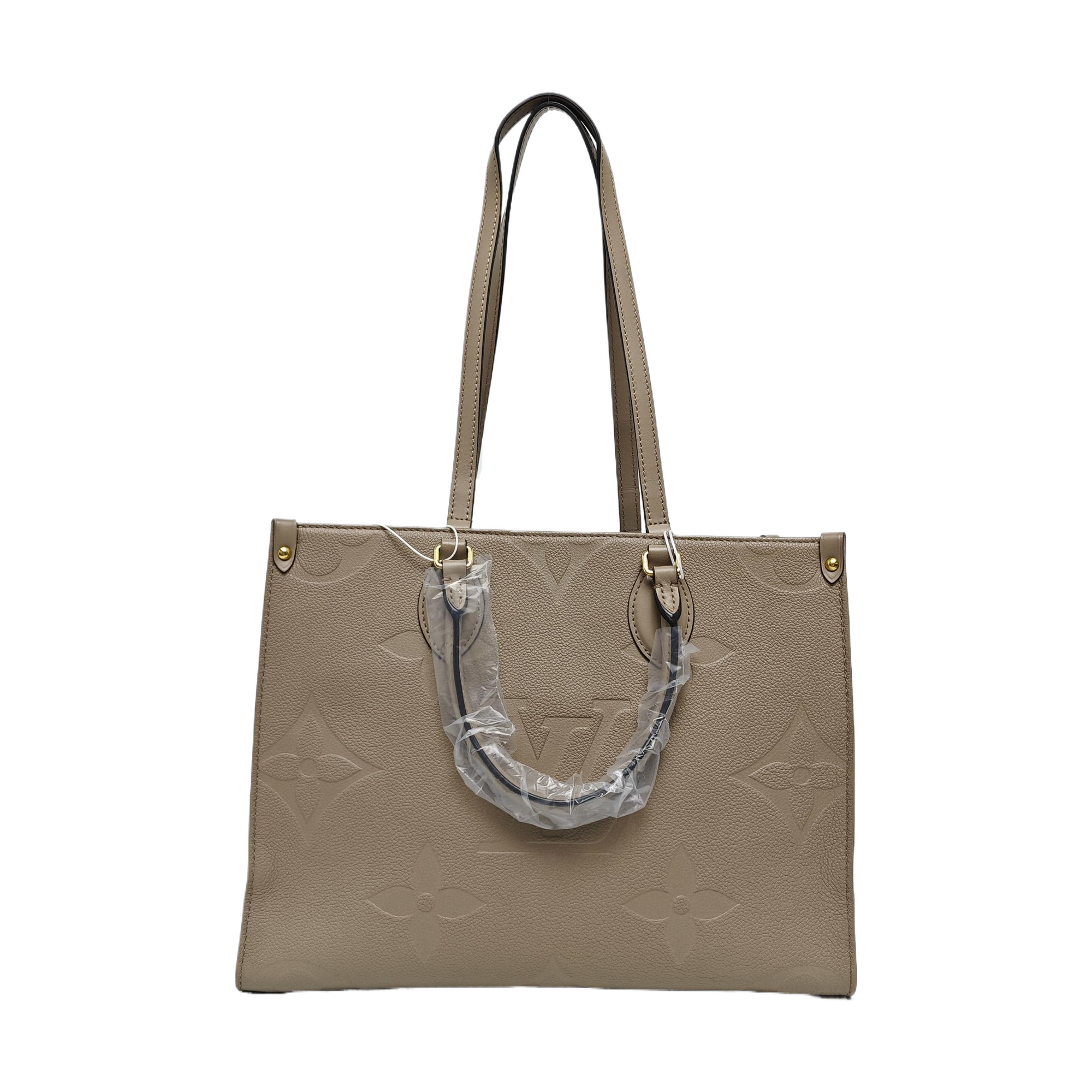 ONTHEGO MM Monogram Calfskin Grey
