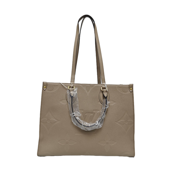 ONTHEGO MM Monogram Calfskin Grey