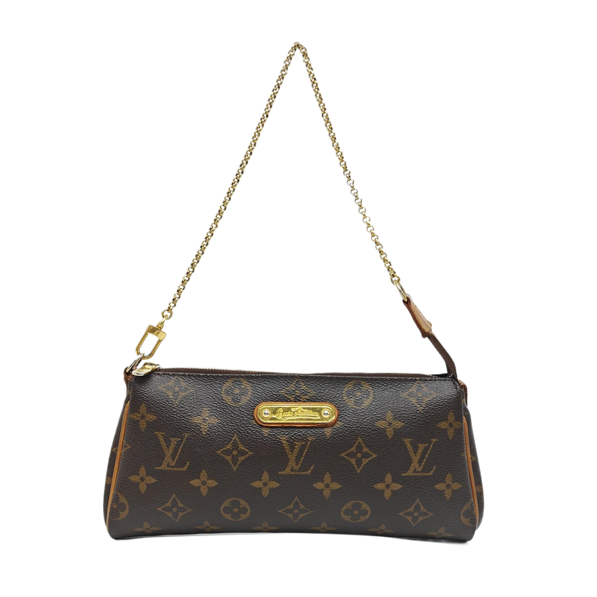 EVA Monogram Coated Canvas Brown
