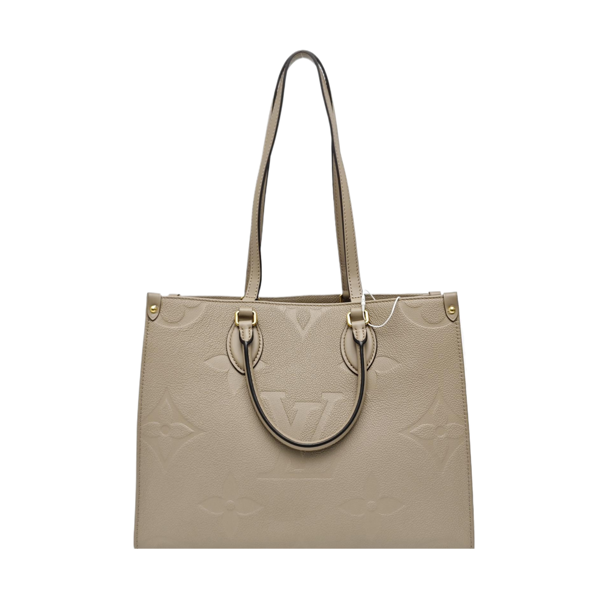 ONTHEGO MM Monogram Calfskin Gray
