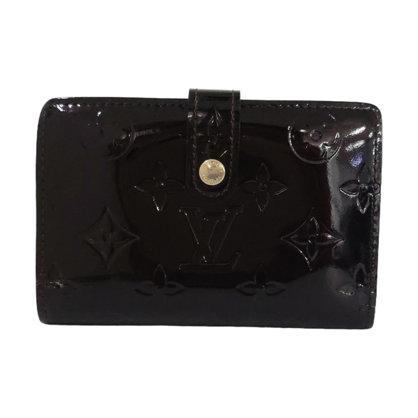 VIENNOIS Monogram Patent Leather Red Wallet