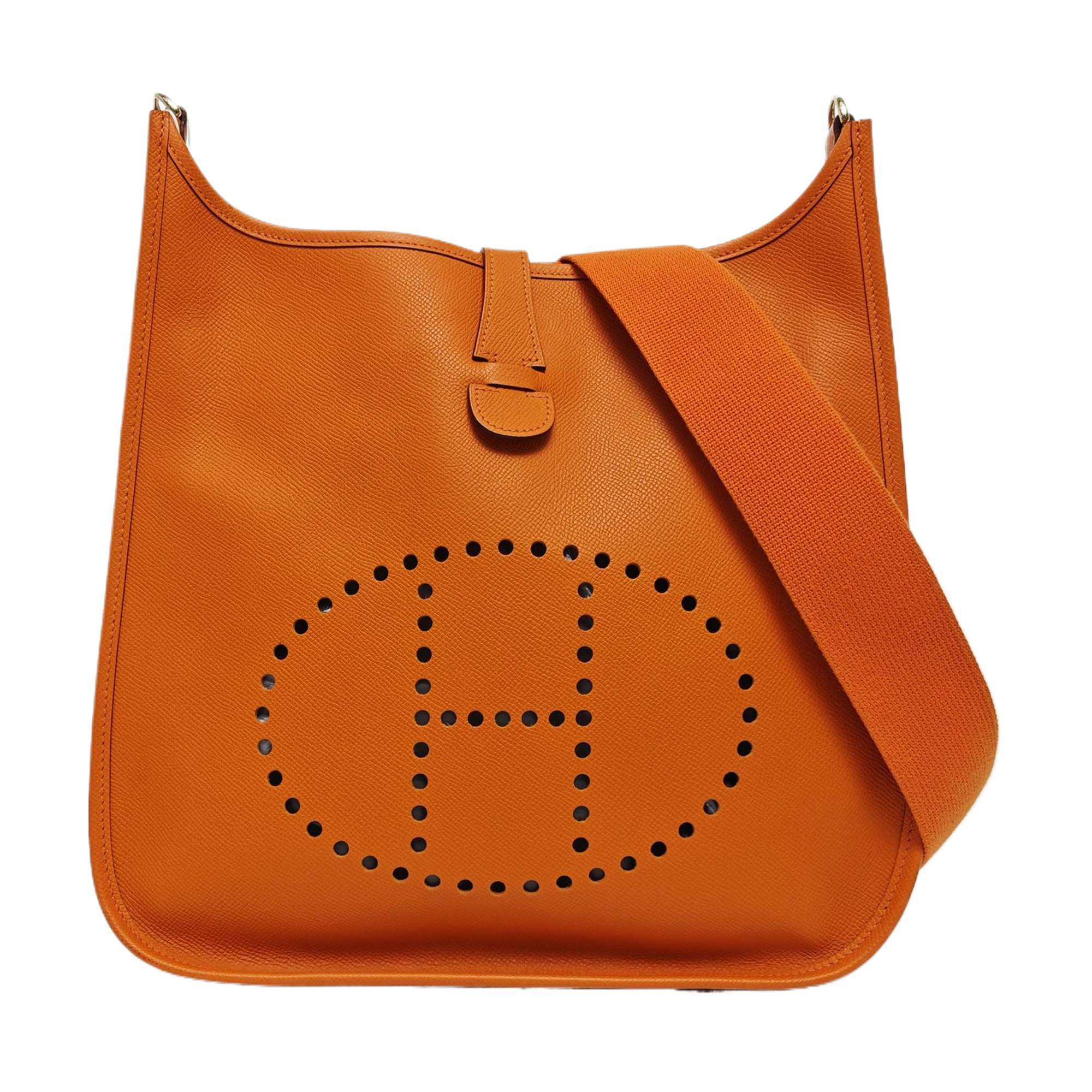 Evelyne 32 Epsom Orange