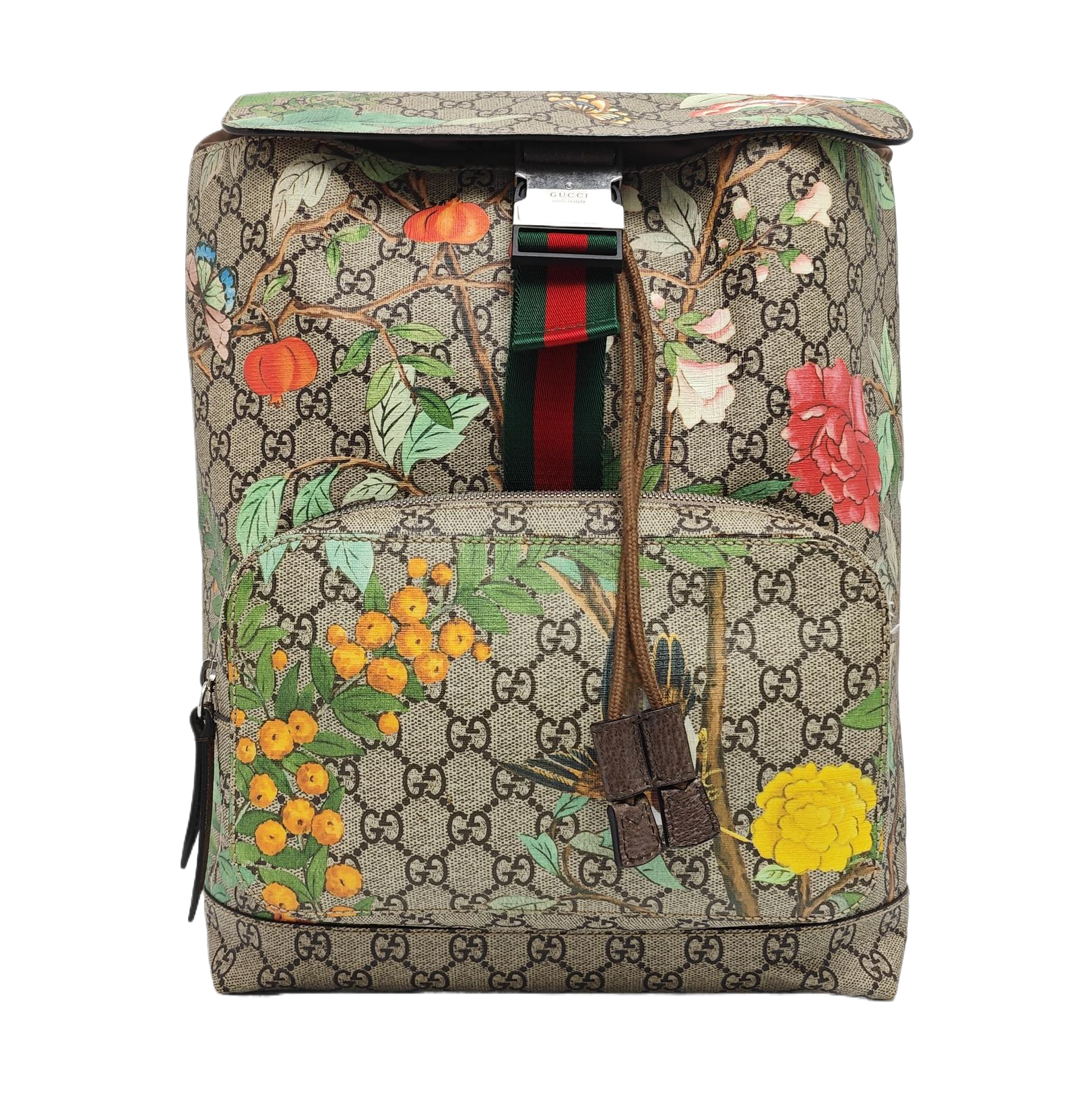 Tian Monogram Coated Canvas Brown