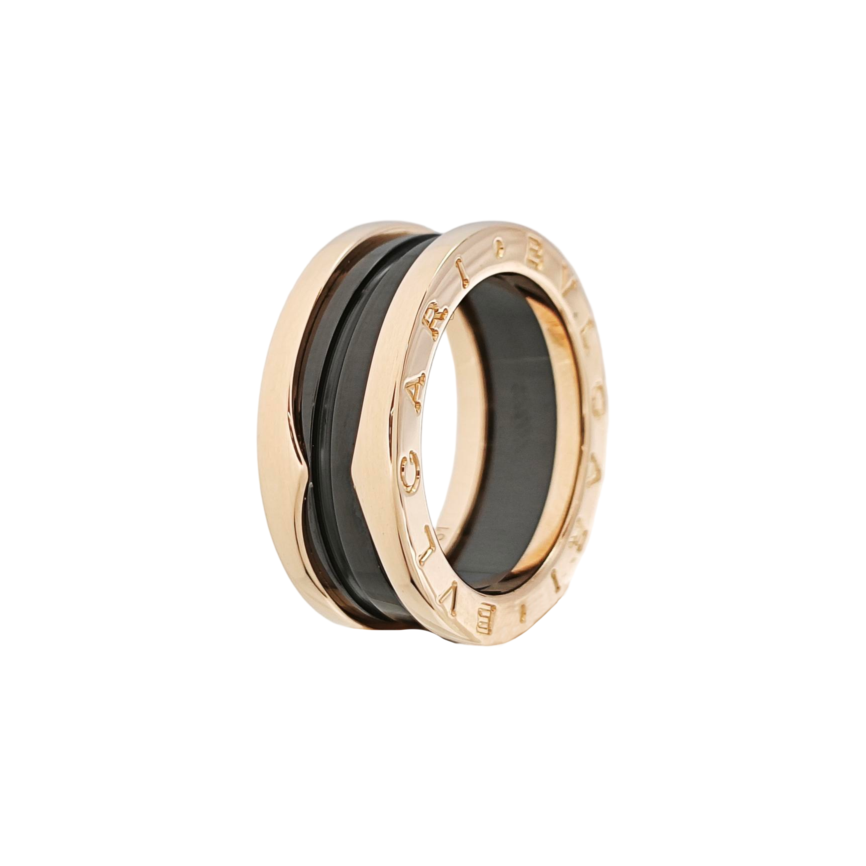 Anillo B.ZERO1 de oro rosa de 18k UE 51