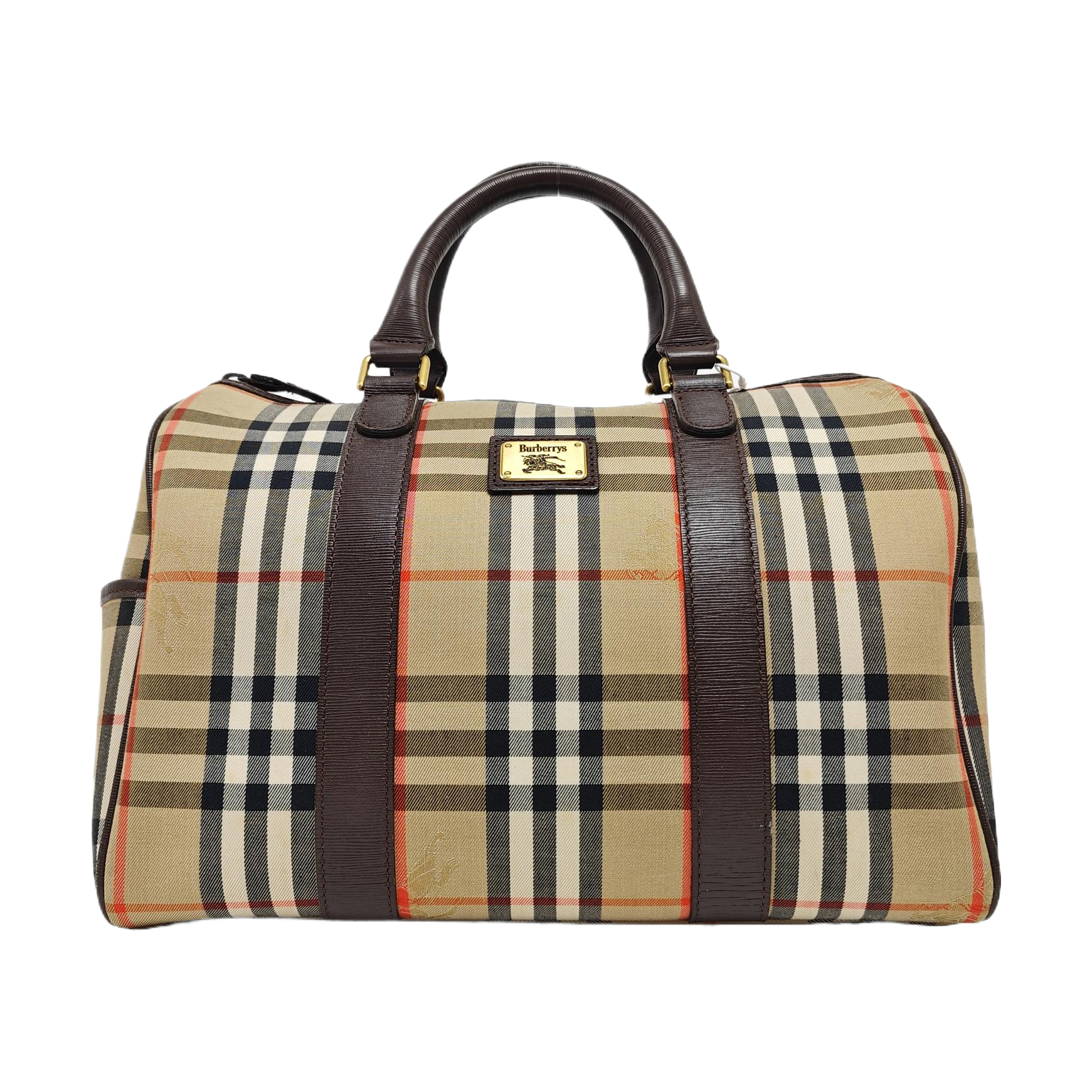 Canvas Top Handle Bag Beige