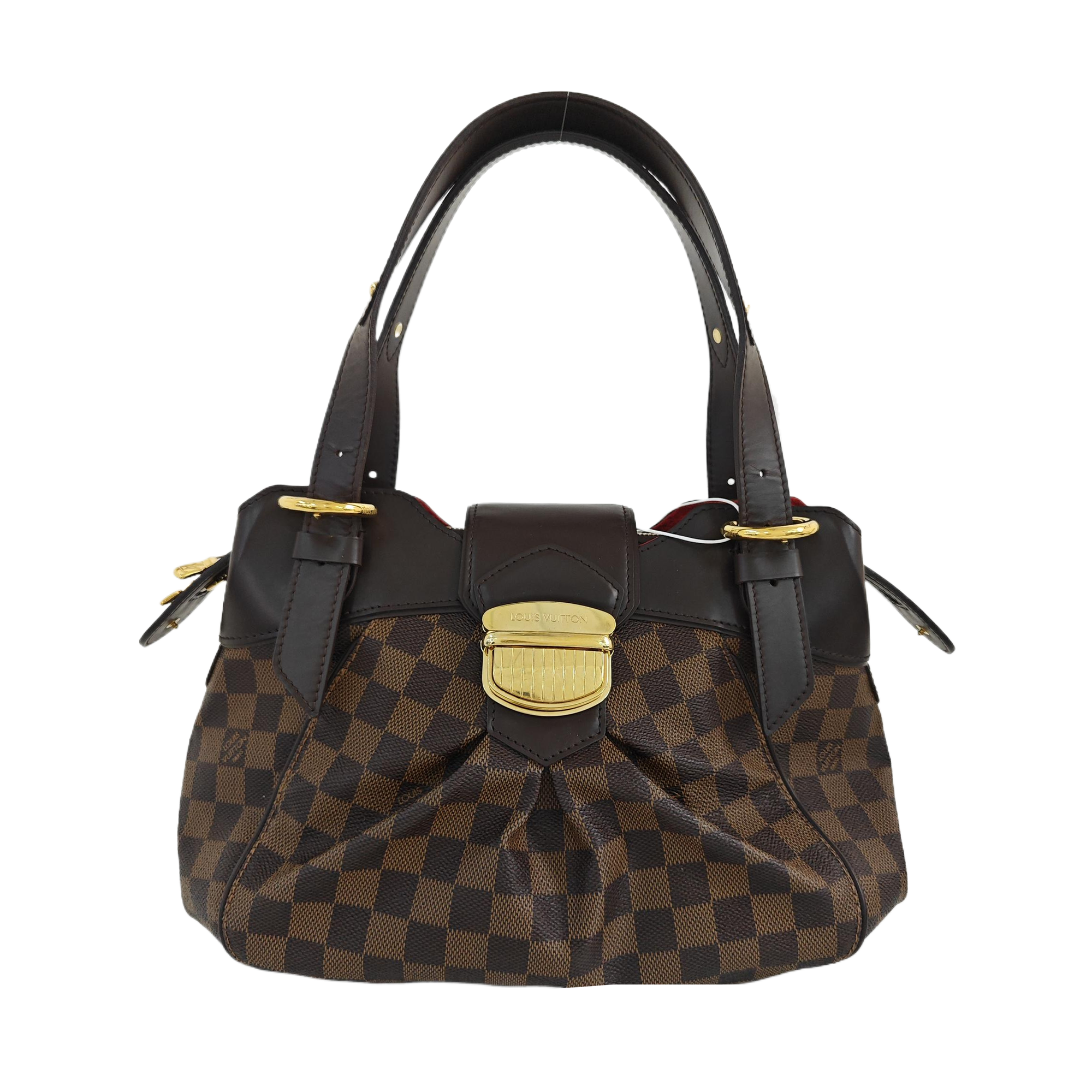 SISTINA PM Damier Ebene Coated Canvas Brown