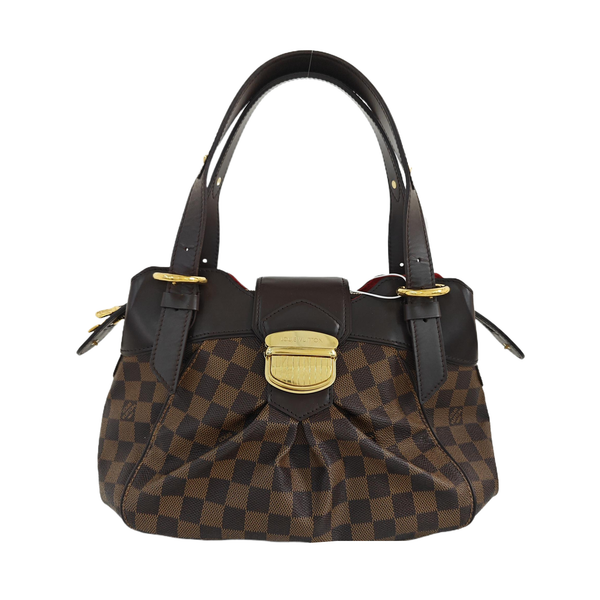 SISTINA PM Damier Ebene Coated Canvas Brown