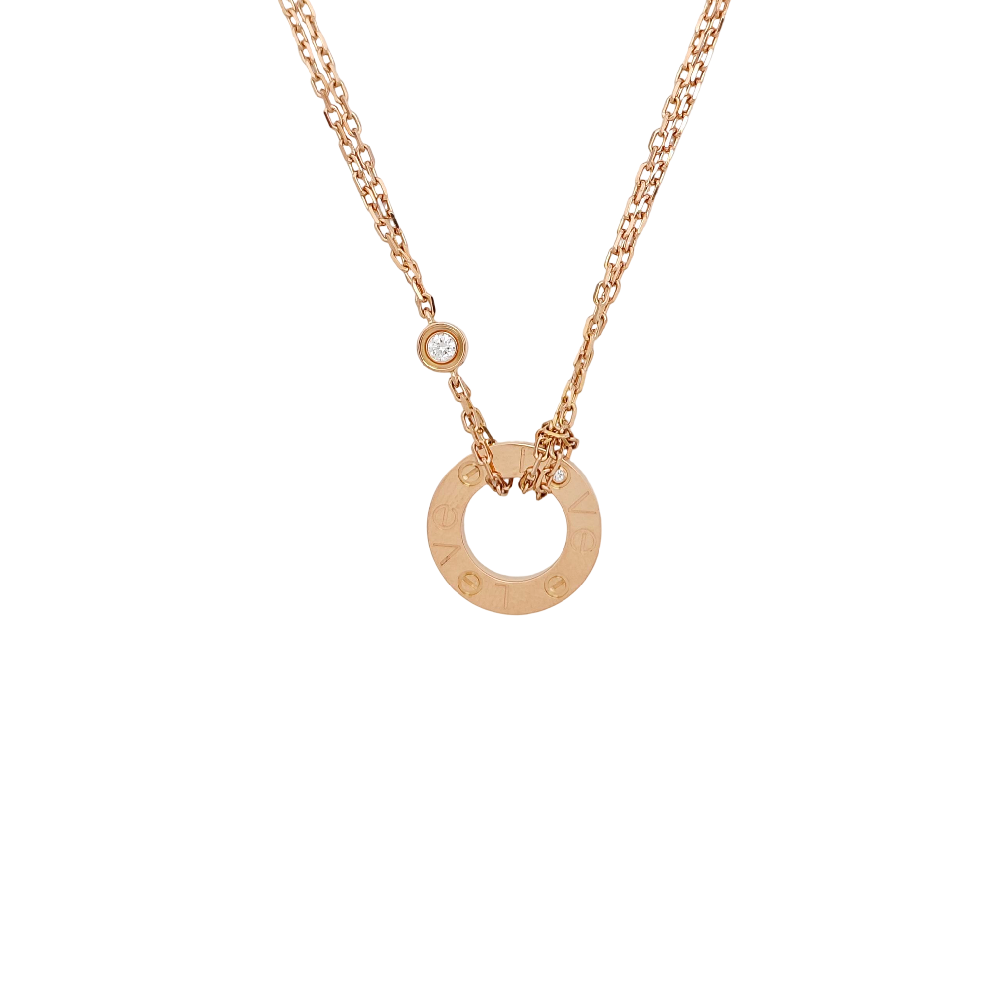 LOVE 18k Rose Gold Necklace