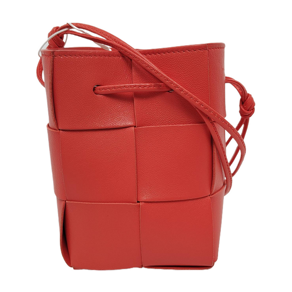 Cassette Mini Lambskin Red
