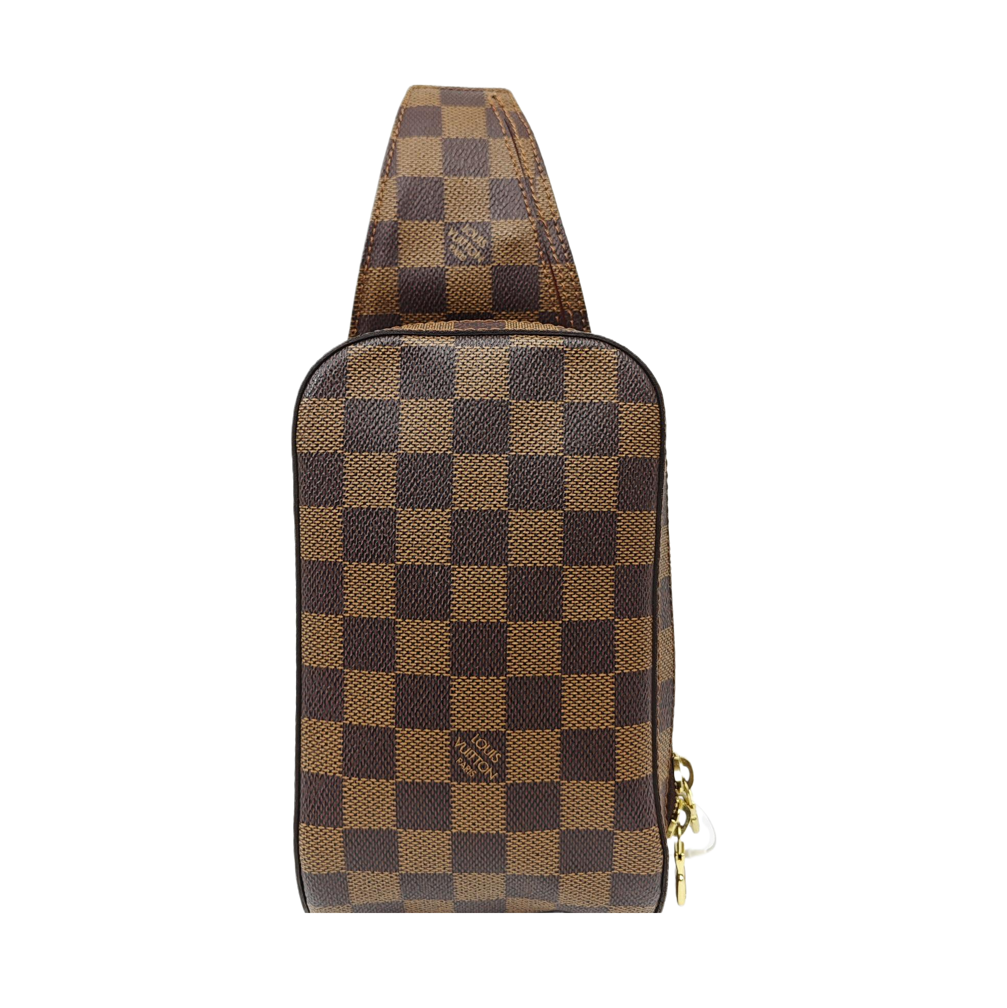 GÉRONIMOS Damier Ebene Coated Canvas Brown