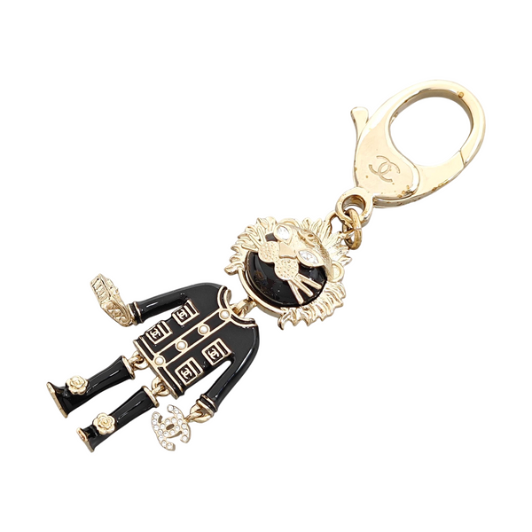 Metal Bag Charm Gold