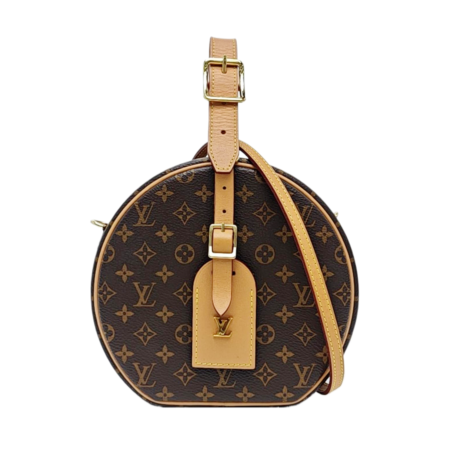 BOITE CHAPEAU PM Monogram Coated Canvas Brown