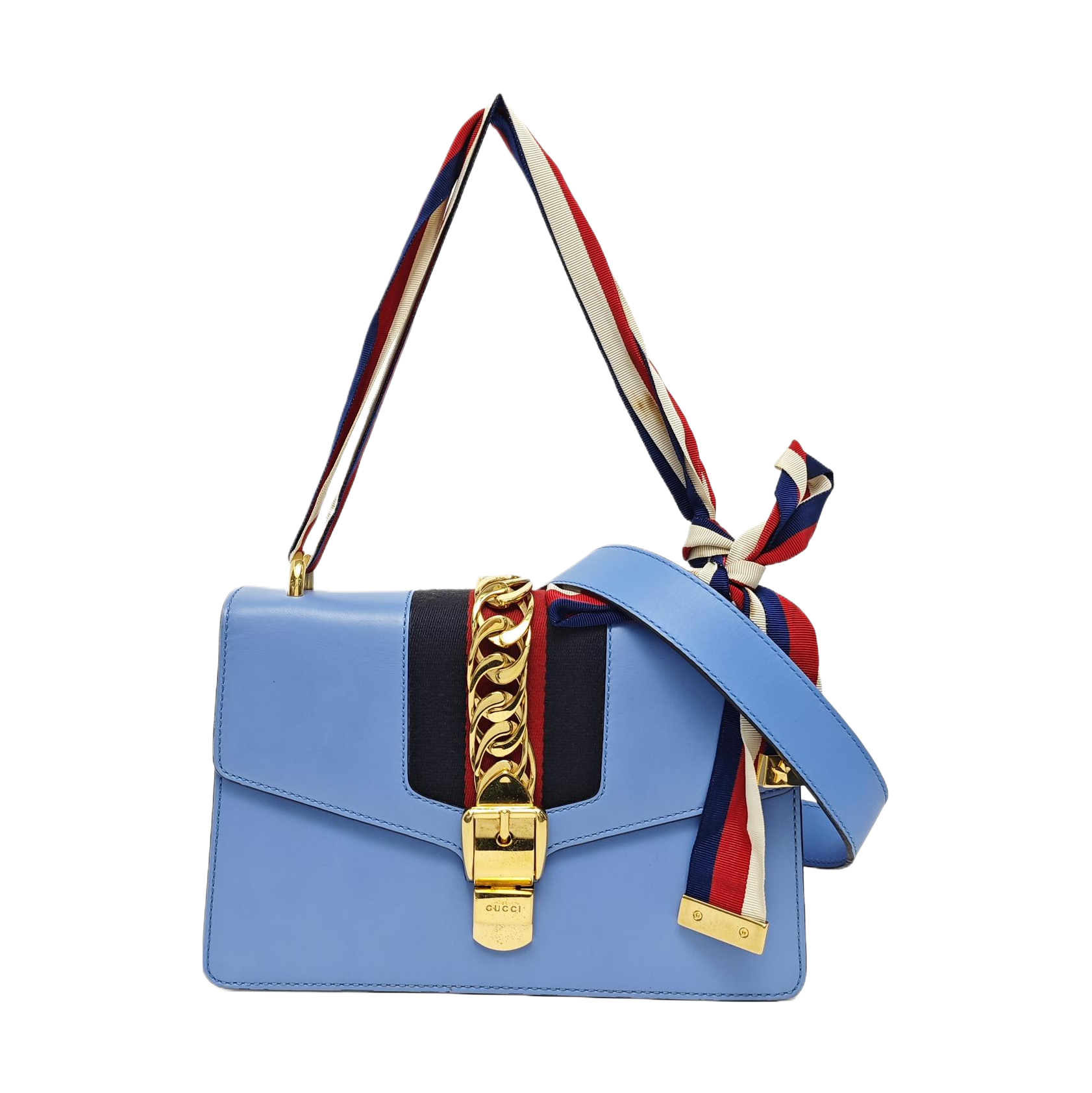 Sylvie Small Calfskin Blue