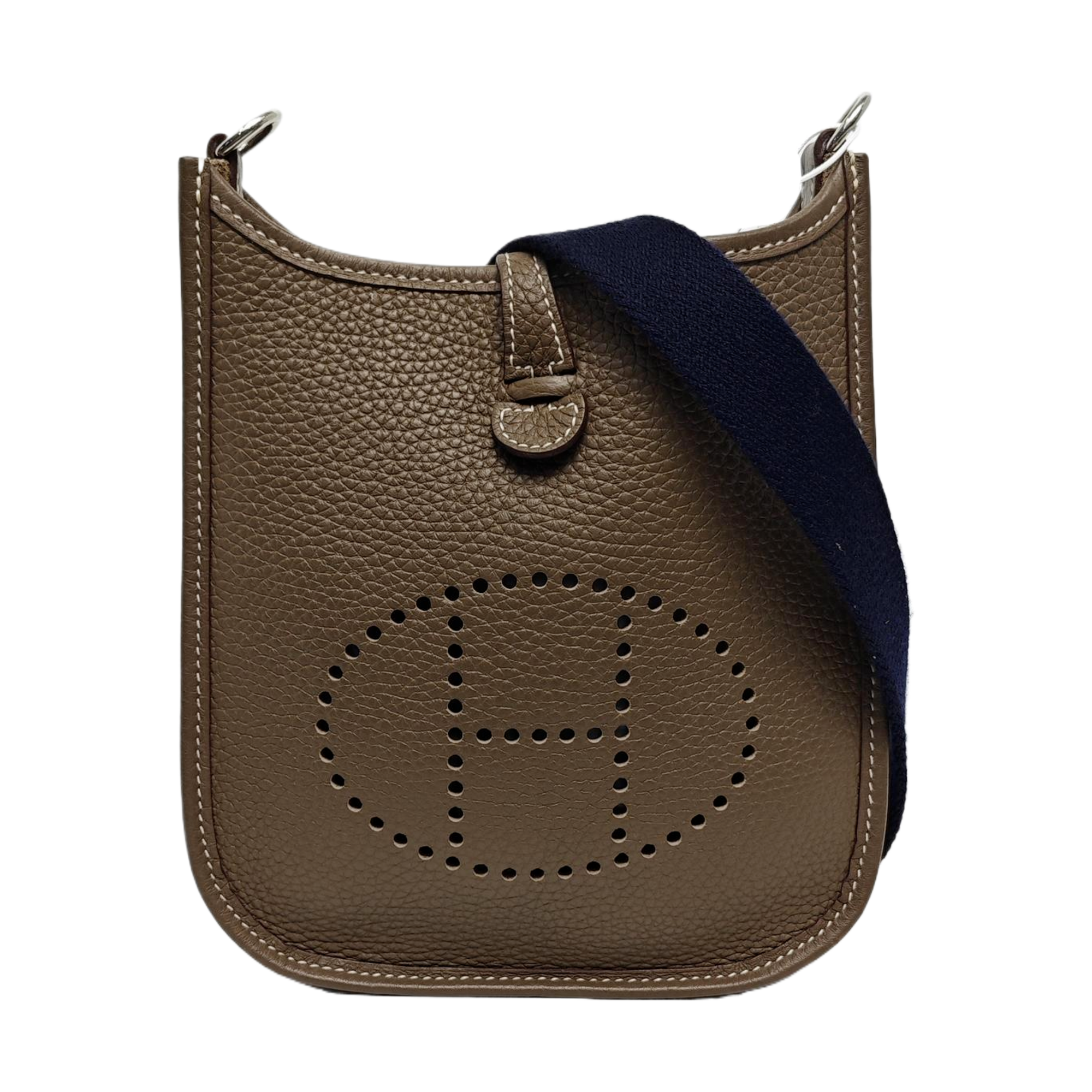 Authenticated pre-owned  Evelyne TPM Clemence Grey - Shoulder Bag at Looply