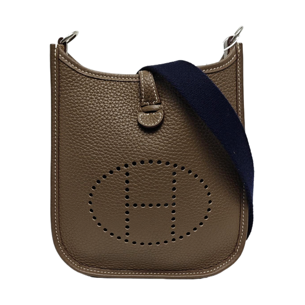 Authenticated pre-owned  Evelyne TPM Clemence Grey - Shoulder Bag at Looply