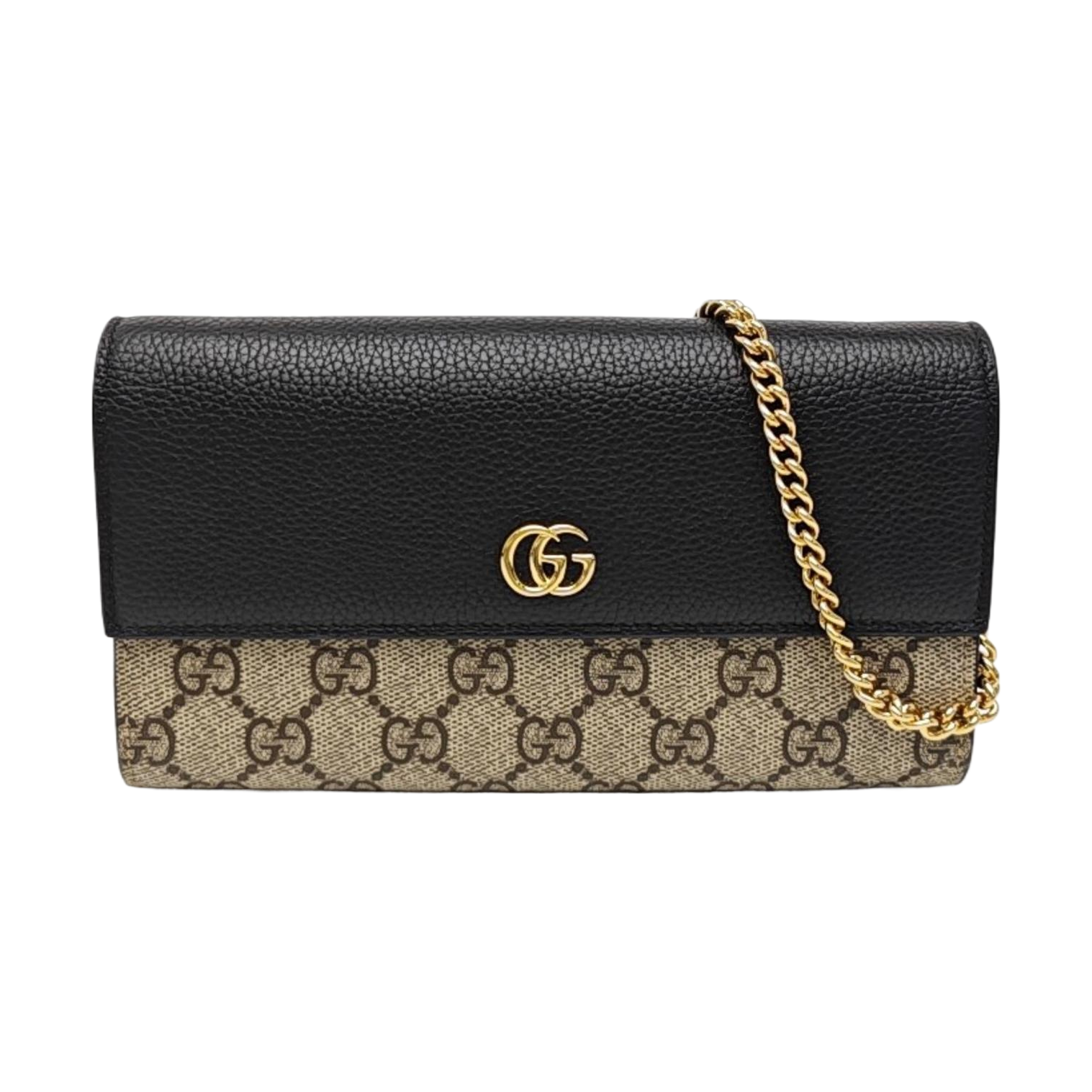 Monogram Canvas Shoulder Bag Beige