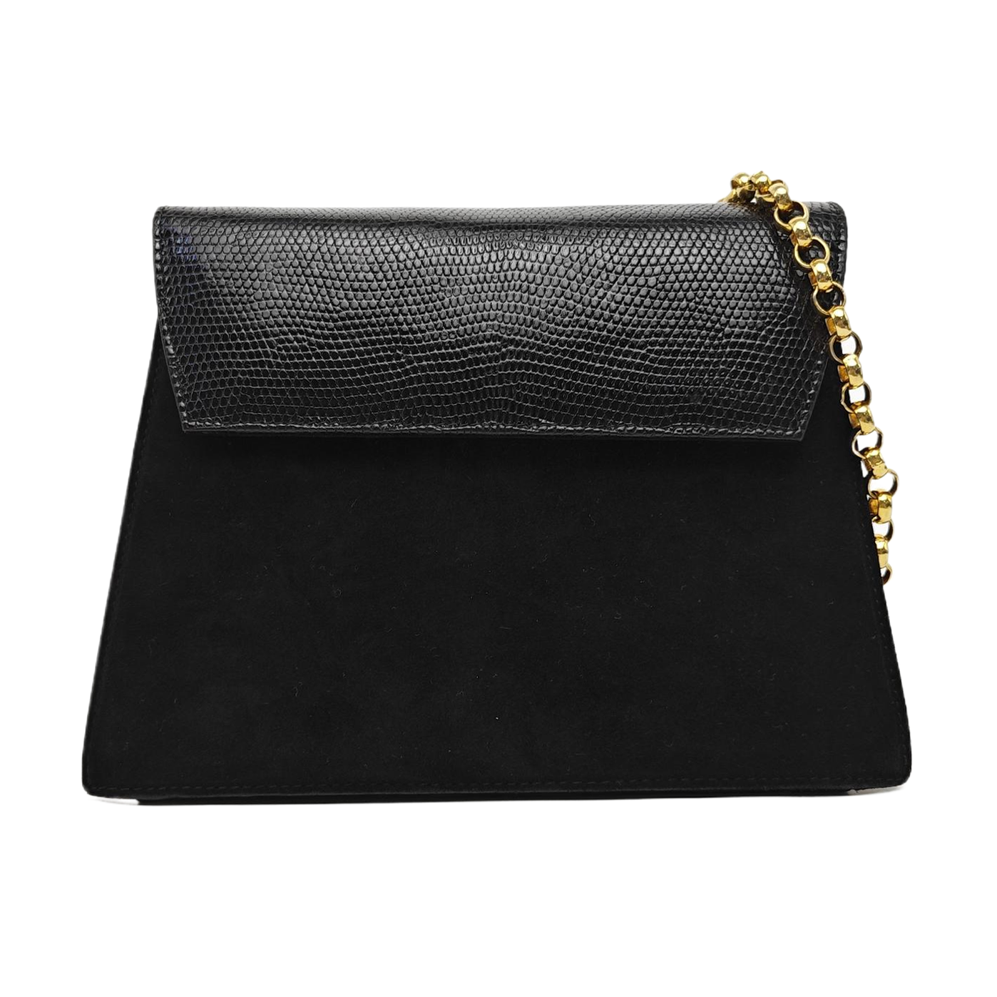 Suede Shoulder Bag Black