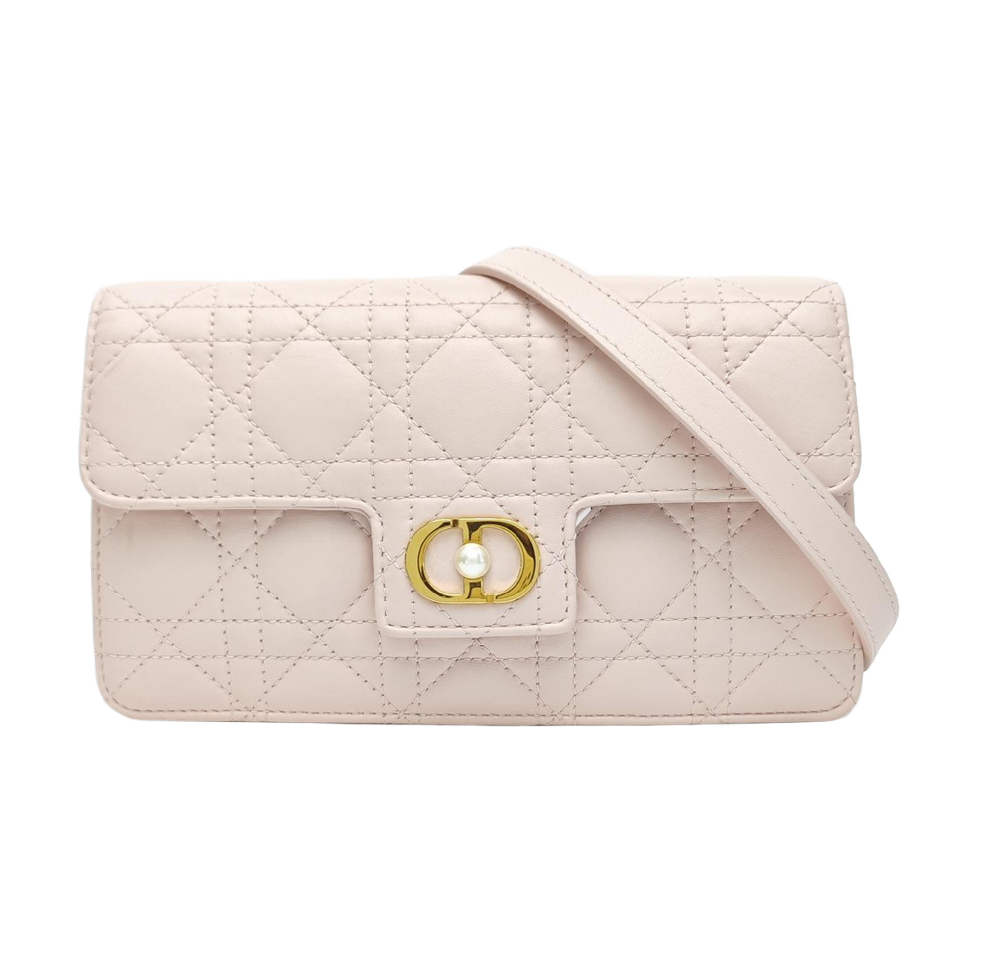 Jolie Top Handle Mini Cannage Lambskin Pink